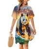 M3789 Button-Down Shirt Dress