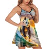 M3791 Strapless Halter-Neck Dress