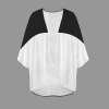 cubridor negro superior Yahweh Custom Personalized Women's Kimono Chiffon Cover Up