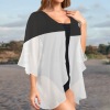 cubridor negro superior Yahweh Custom Personalized Women's Kimono Chiffon Cover Up