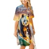 M3789 Button-Down Shirt Dress