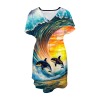 M3786 V-Neck Fitted Dress