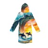 M3837 Women's Drawstring Hooded Pocket Dress