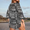 Kimono Chifon Salmos 150 Custom Personalized Women's Kimono Chiffon Cover Up