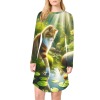 M3824 Casual Long-Sleeved Dress