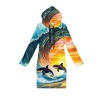 M3837 Women's Drawstring Hooded Pocket Dress